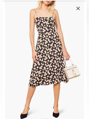 Reformation Peach Daisy Dress Size 6